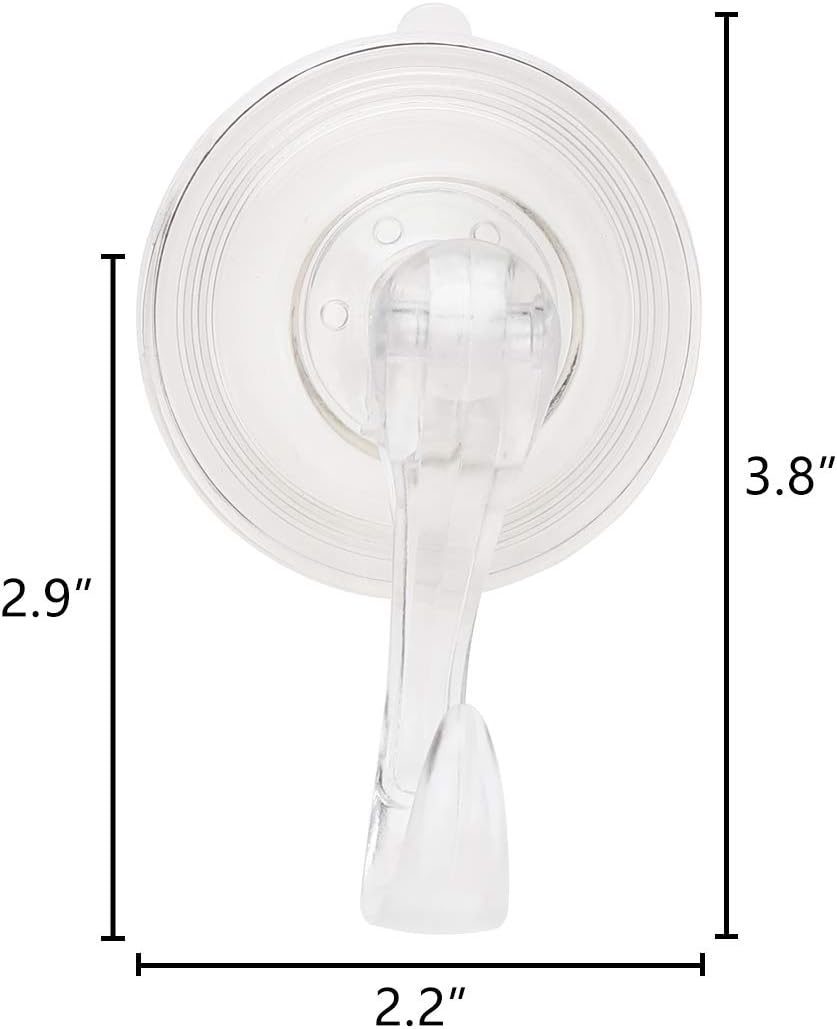 Christmas Wreath Holders Glass Window Door Hooks 6PCS