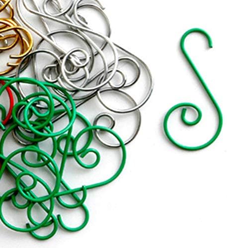 KESYOO 100 Pcs S Shaped Christmas Tree Hooks
