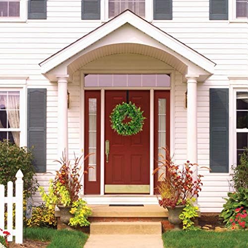 2 Pack Door Wreath Hanger Hooks 15 Inch Metal Black