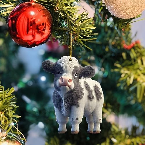 Cute Cartoon Cow Car Pendant Hanging Ornament