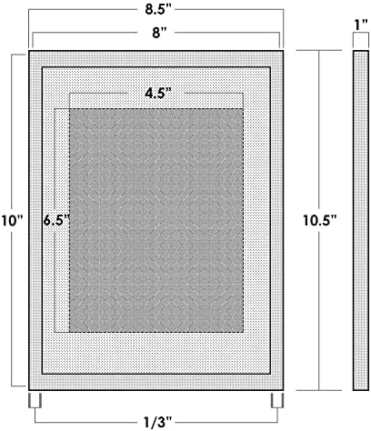 TheDisplayGuys Contemporary Aluminum Picture Frame Gold Wall Tabletop