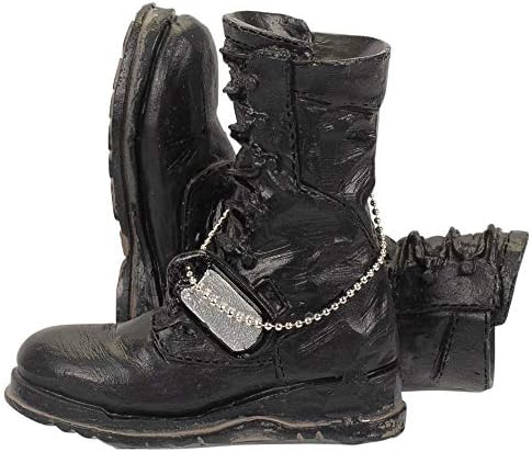 Navy Boot Military Ornament 3x3 Resin Christmas Decor