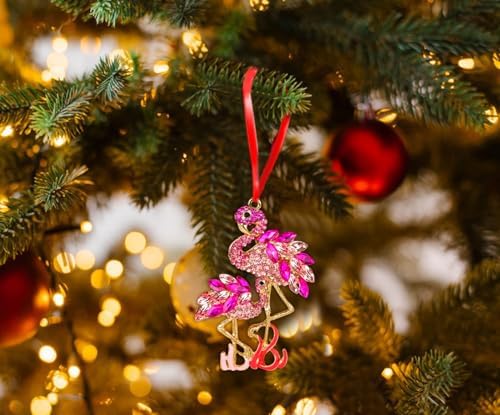 D24TIME Flamingo Christmas Ornament