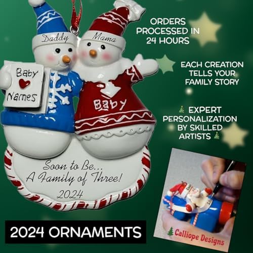 Smart Phone Personalized Christmas Ornament for Women with Blonde Hair