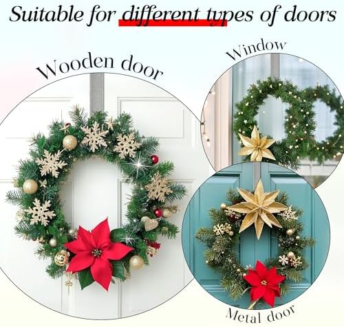 MCFULL 14 In Wreath Hangers Front Door Decor