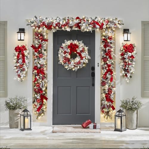 Adjustable Heavy-Duty Garland Hanger for Doors