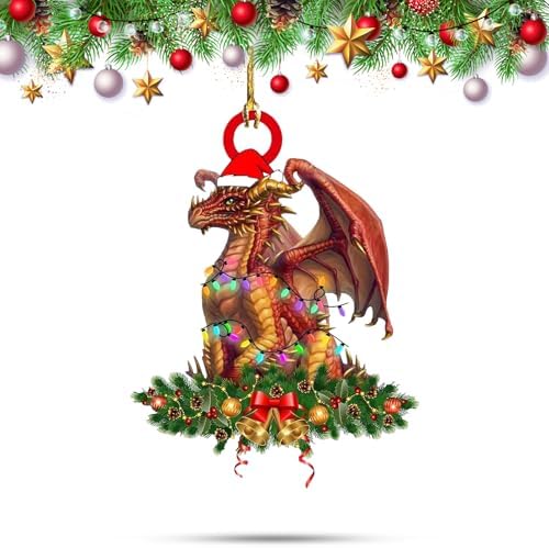 2024 Dragon Christmas Ornaments - Festive Hanging Decor