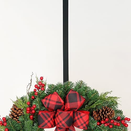 Haute Decor Dual-Sided Wreath Hanger Matte Black