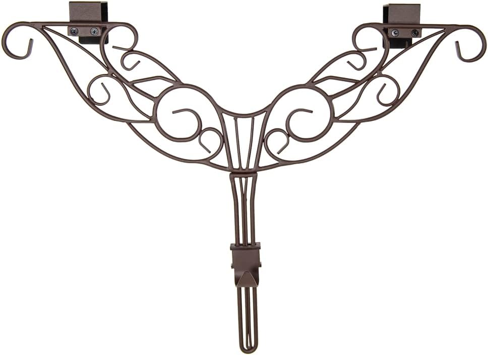 Front Door Wreath Hanger - Antler Design Brown
