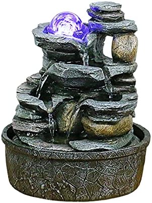 KCYSLY Tabletop Fountain with Calming Water Sound