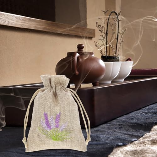 10pcs Reusable Linen Scented Sachet Bags for Home Decor