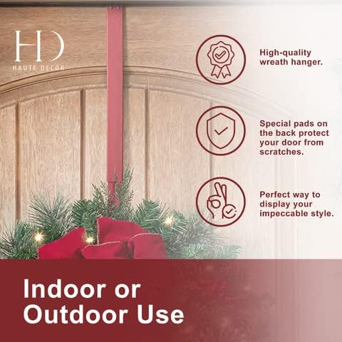 Haute Decor Adjustable Wreath Hanger 20 Lb Capacity