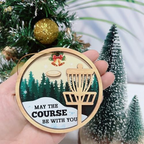 Disc Golf Christmas Ornament for Holiday Decor