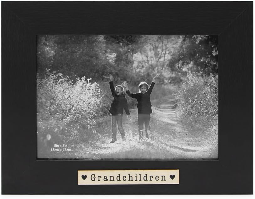 Isaac Jacobs 5x7 Wood Sentiments Grandchildren Frame