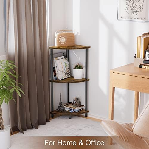 Sriwatan 3-Tier Corner Shelf Stand for Small Space