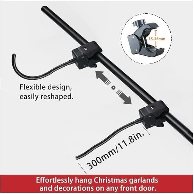 Henpk Garland Hanger for Door Frame - Adjustable 59 to 67
