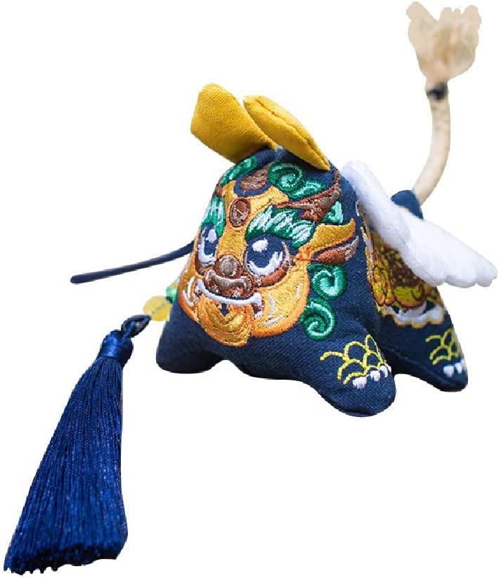 Quenny Perfume Bag Embroidery Tiger Lucky Charm Pendant Dragon Sachet