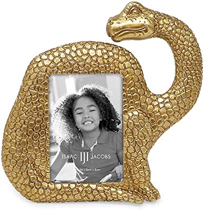 Isaac Jacobs Resin Dinosaur Frame with Easel and Hanging Tabs