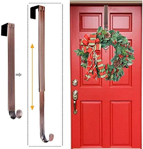 Adjustable Wreath Hanger for Door 20lbs Capacity