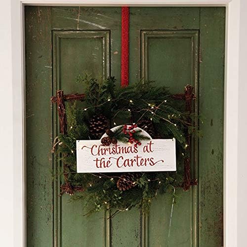 14 Red Tone Metal Over The Door Wreath Hanger Pack of 2