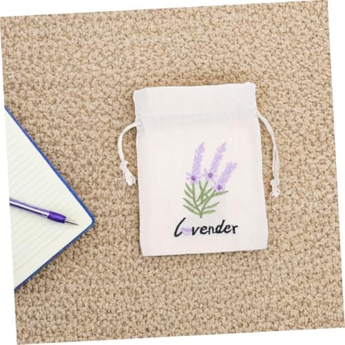Cabilock 5pcs Lavender Sachet Bags Drawstring Favor Pouches