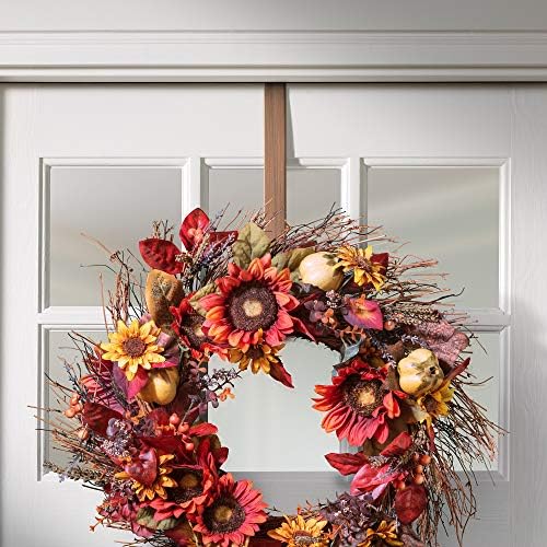 Haute Decor Adjustable Wreath Hanger Brushed Copper