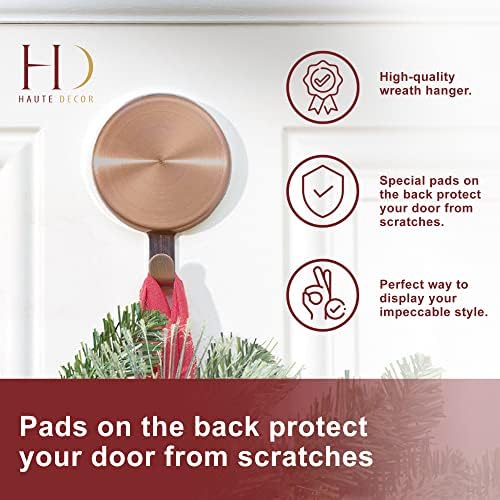 Haute Decor Attract Magnetic Wreath Hanger - Set of 2