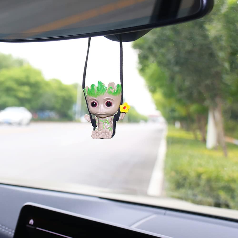 Car Hanging Ornament with Little Tree Man Design