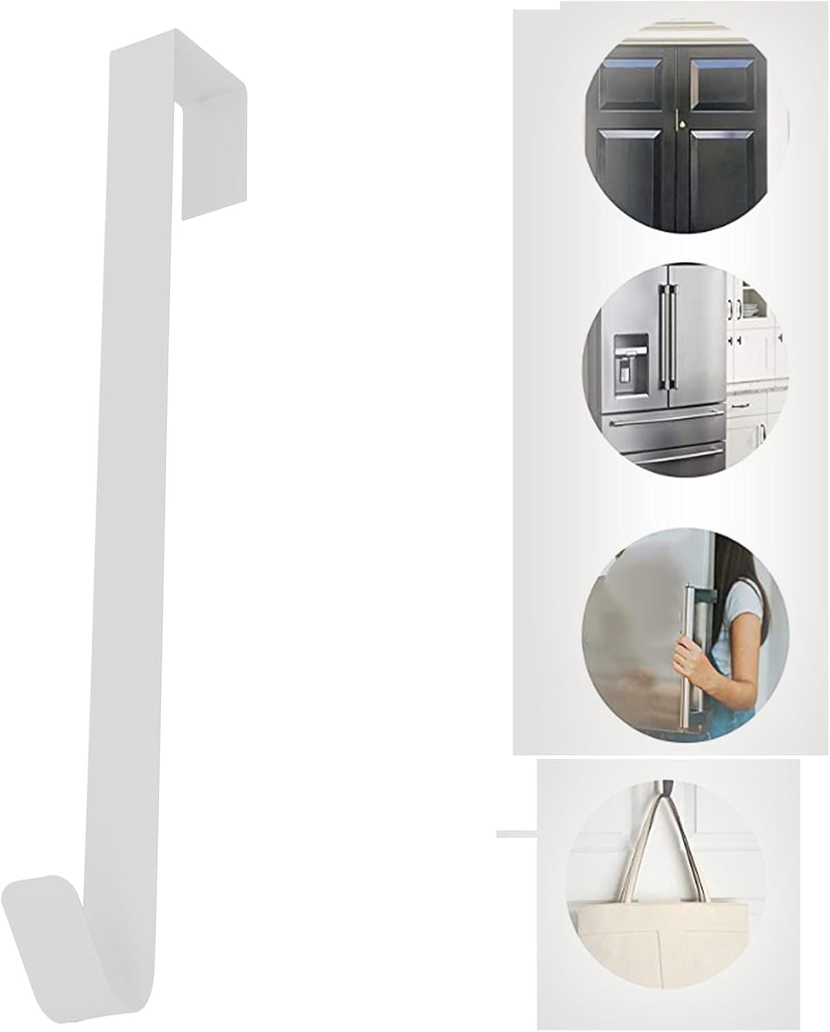Belupai Metal Wreath Hanger for Front Door