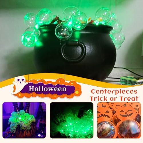 25 Pack Clear Plastic Fillable Ornaments 5 Sizes