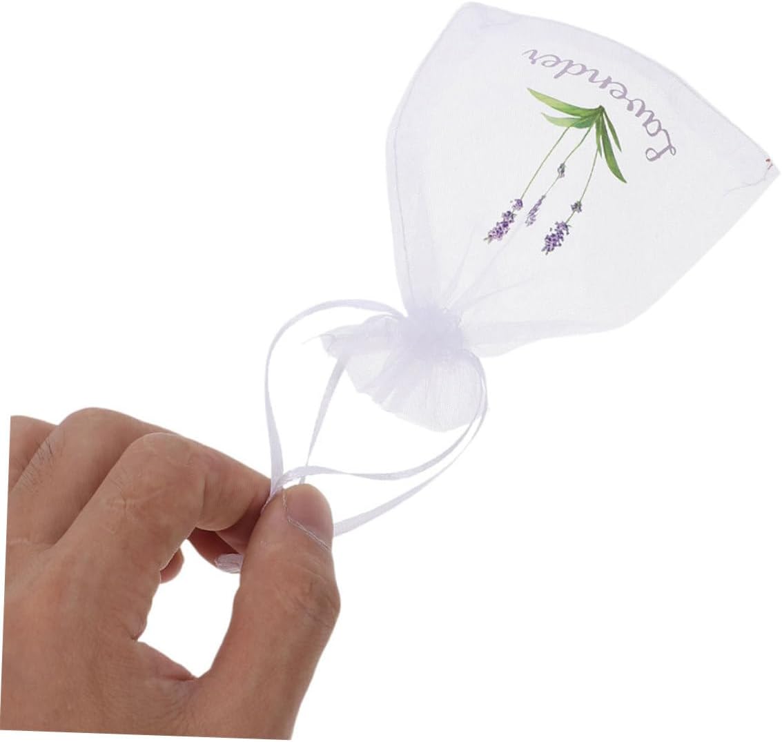 20pcs Empty Mesh Lavender Sachet Bags for Home Organization and Storage