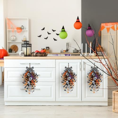 22 Halloween Wreath with Candy Berries 2 PCS