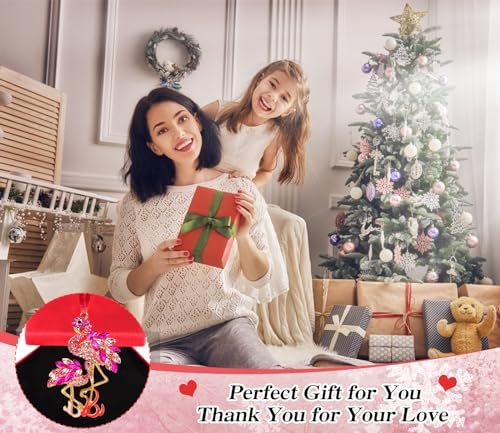 D24TIME Flamingo Christmas Ornament