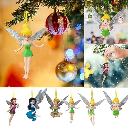 Princess Fairy Christmas Tree Decoration Set 6 Pcs