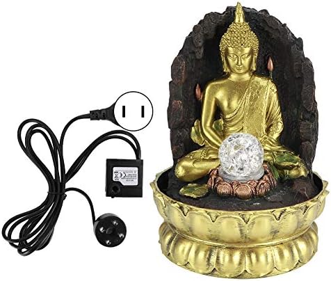 CHICIRIS Water Fountain Ornament with LED Light