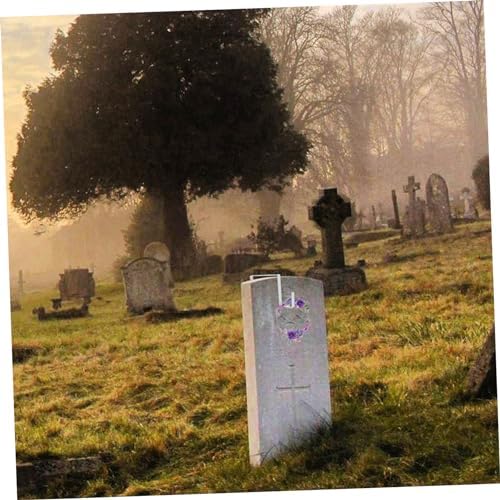 Adjustable Iron Wreath Hook for Tombs and Decorations