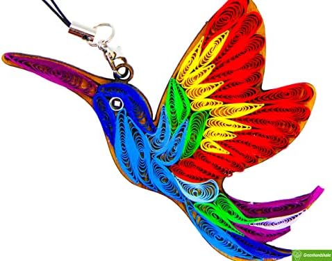 Greenhandsake Artistic Hummingbird Hanging Ornament