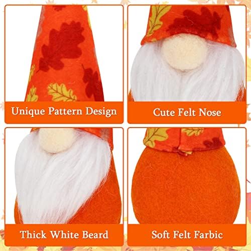 Whaline 10Pcs Fall Gnome Hanging Ornaments