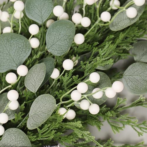 Firlar Eucalyptus Swag with Bow Wall Hanging Wreath