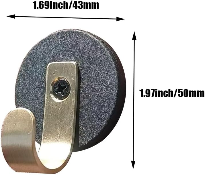 XXhailan 2 Pack Magnetic Hooks Wreath Hanger Door Decor