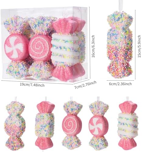 LANGXUN 6pcs Candy Cane Christmas Tree Decor