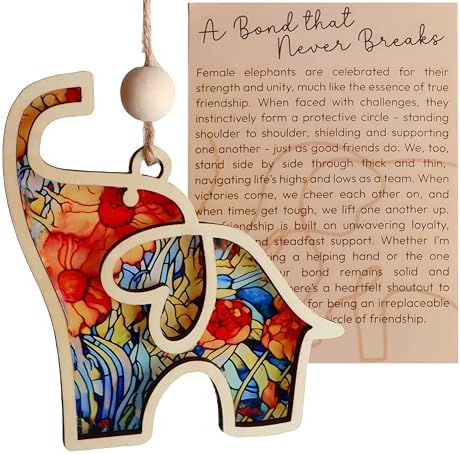 Friendship Elephant Ornament with Gift Card