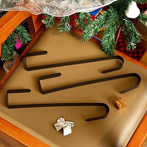 Zhehao 3 Piece Christmas Decor Metal Wreath Hangers