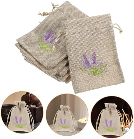 TOGEVAL 10pcs Empty Sachet Bags for Dried Flowers and Perfume