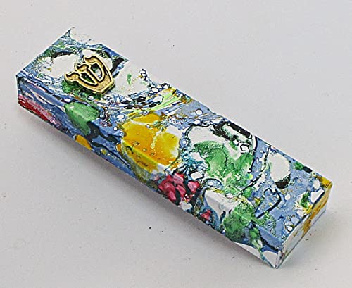 Marbled Mezuzah Case A135 1