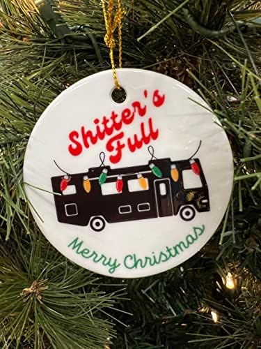 Zilker Home Christmas Ornaments - Cousin Eddie RV Chaos Chevy Chase Movie Gift
