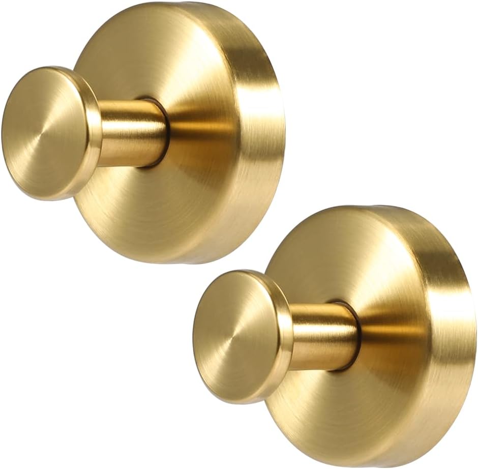 Picowe Suction Cup Hooks 2PCS Golden Wreath Hanger