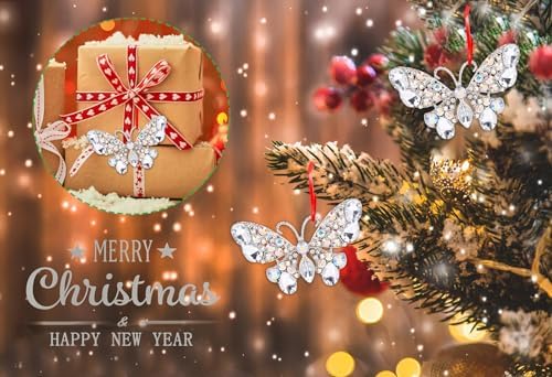 D24TIME Metal Butterfly Christmas Ornaments 2025