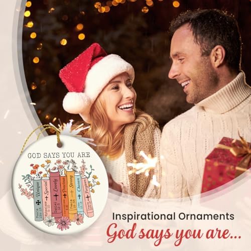 Christian Faith Ceramic Hanging Ornament 2025