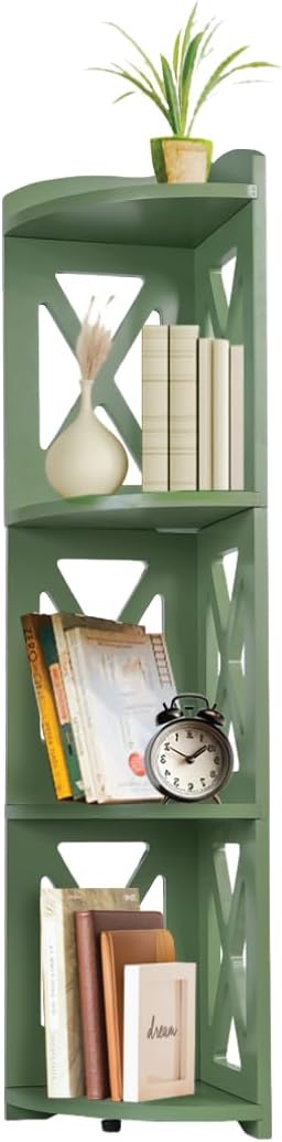 NHZ Corner Shelf Stand 4 Tier Bookcase Plant Stand